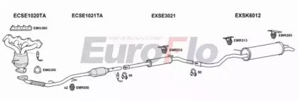 Система выпуска ОГ EuroFlo SKFAB14 3015